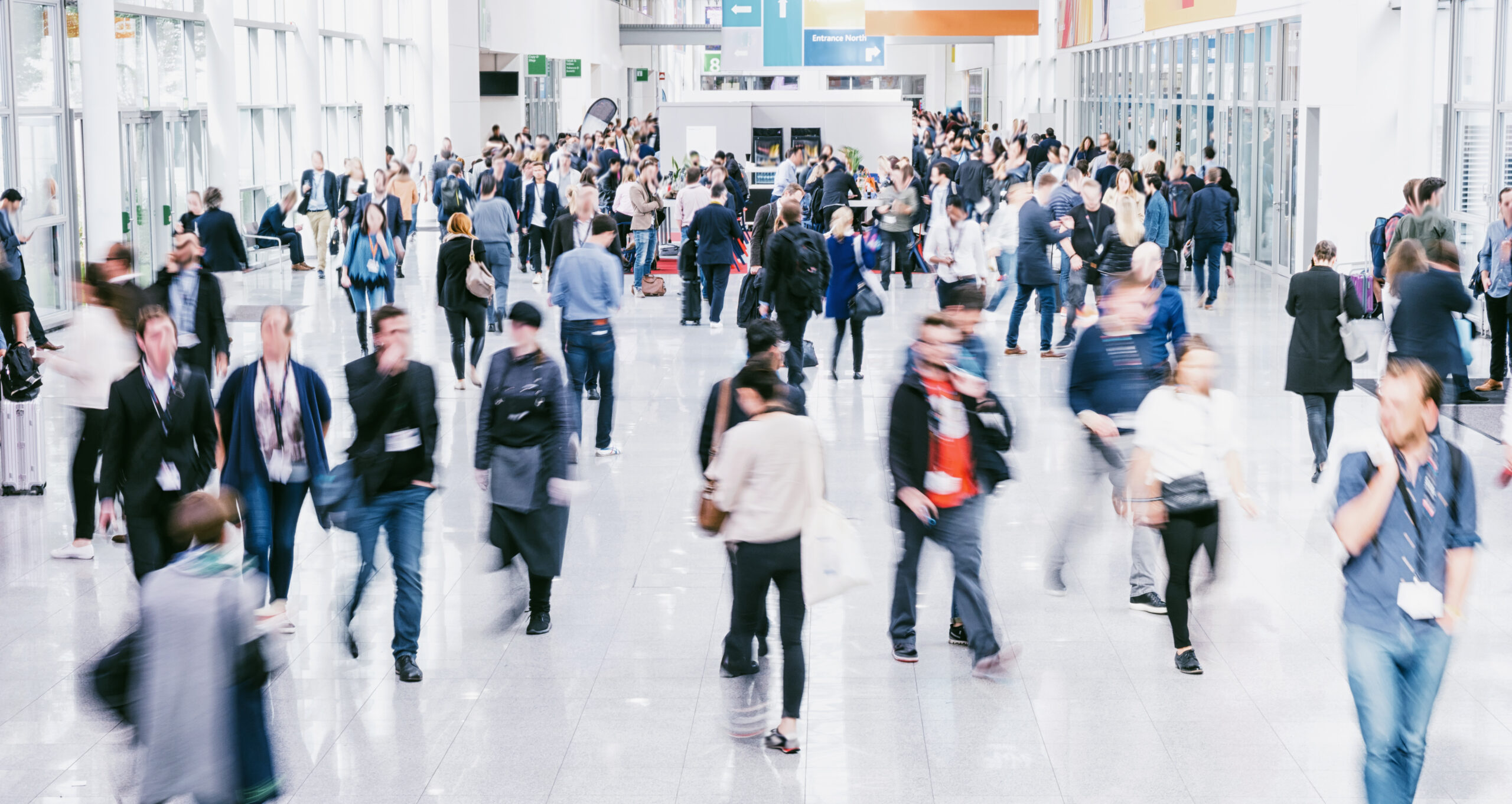 Entrepreneurs at trade shows